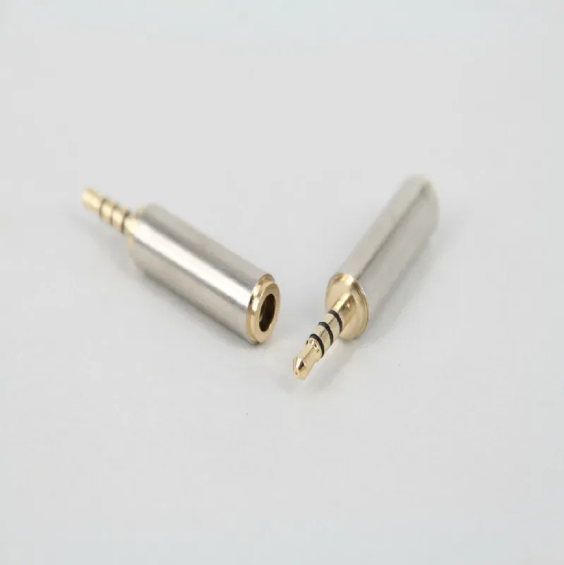 Adaptador de audio Hoqo TRRS Convertidor de 2,5 mm a 3,5 mm 3. El conector para auriculares de 5 mm y 2,5 mm son intercambiables, conector de 4 polos de 2,5 mm a 3,5 mm