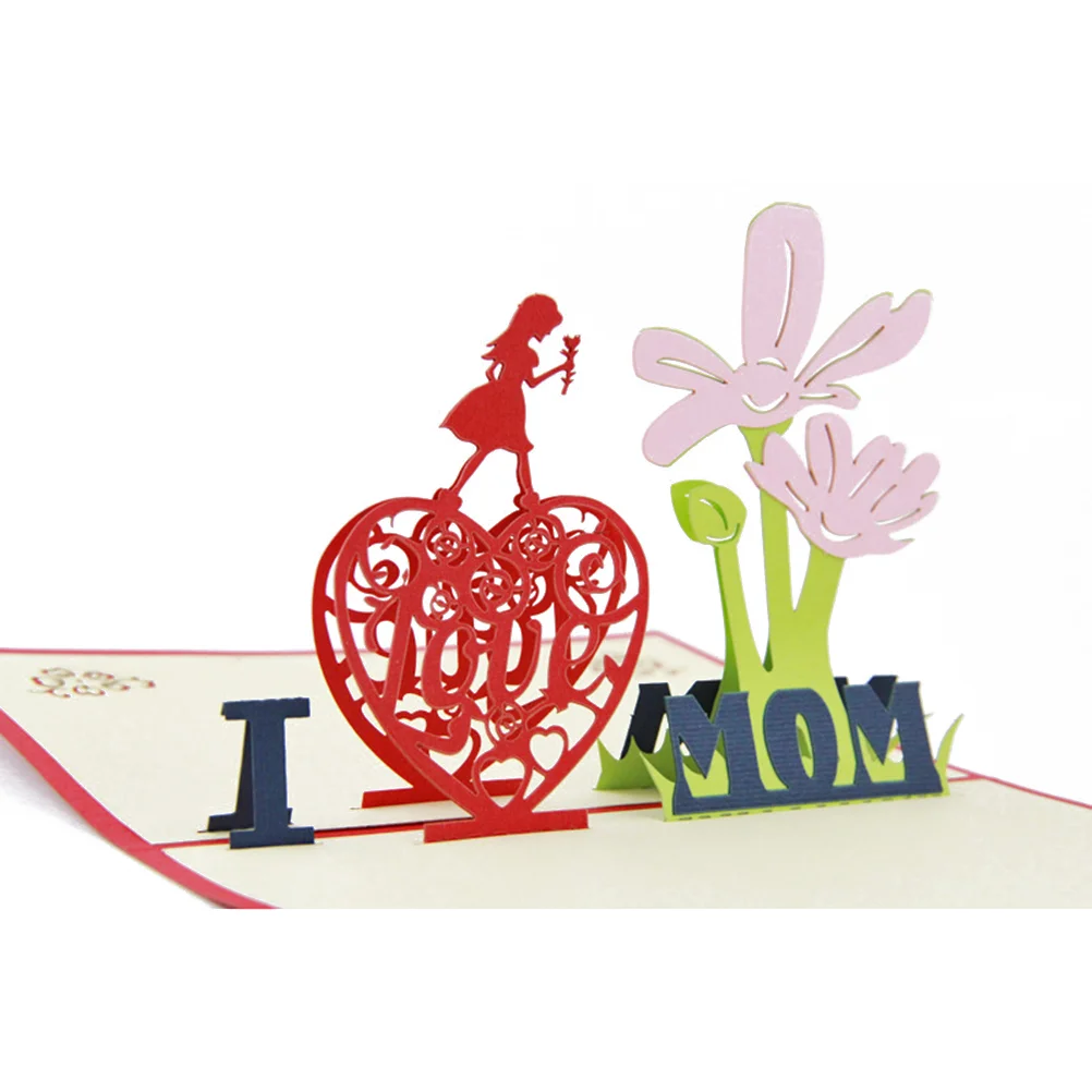 3D Up Greeting Handmade Gift for Mother's Day Up Cards Greeting Cards 3D Greeting Cards Gift Cards Mother Day Cards