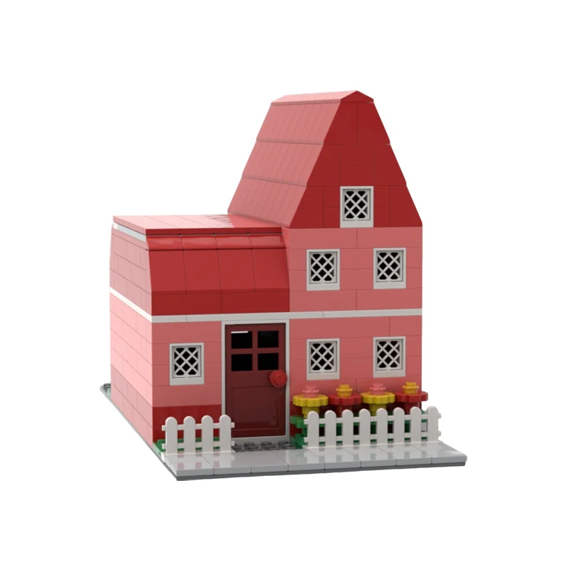 1590 pièces MOC ville maisons très créatives modèle blocs de construction cadeau de noël Architecture assembler jouet bricolage brique idée éducation