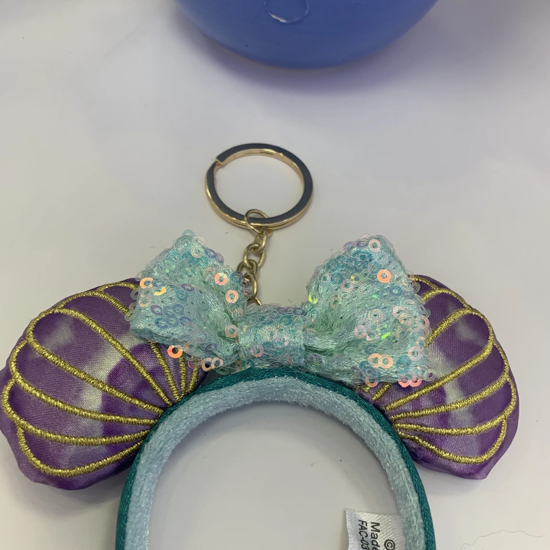 Miniso Disney Syrenka Mała Opaska Brelok Śliczna Mała Zawieszka Może Pomieścić 4 Cale