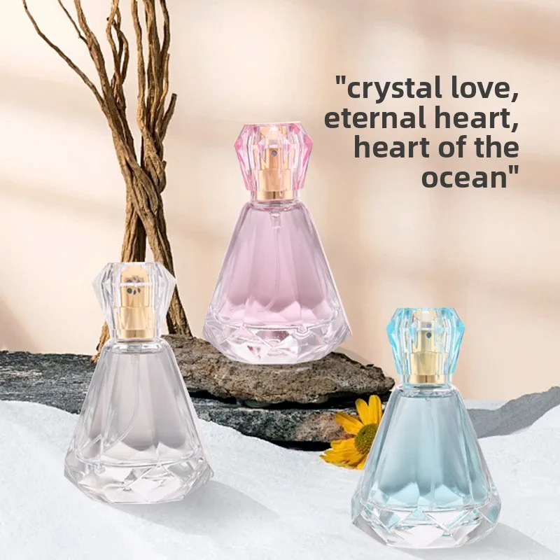 انفجار المشاهير الإنترنت كريستال الحب المحيط القلب الماس العطور خفيفة دائمة الرجال والنساء العطور بالجملة
