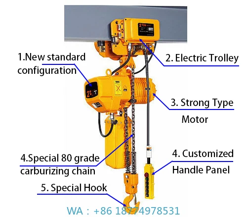 

10t Electric Chain Hoist for Crane Lifting Using
