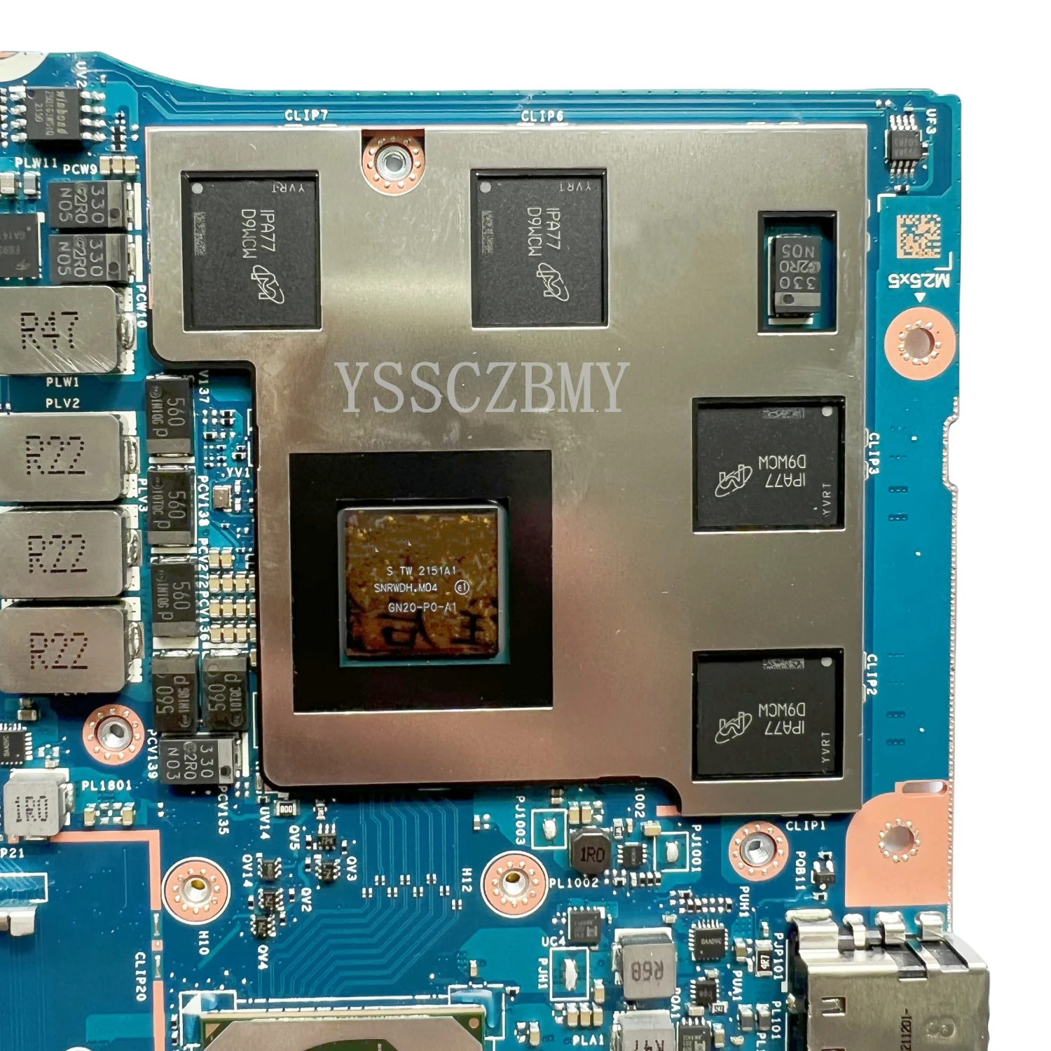 GH51M LA-K861P Mainboard For Acer Nitro 5 AN515-55 Laptop