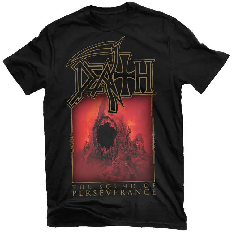 

Новая футболка с надписью DEATH The Sound Of Perseverance! Реалити TS4199