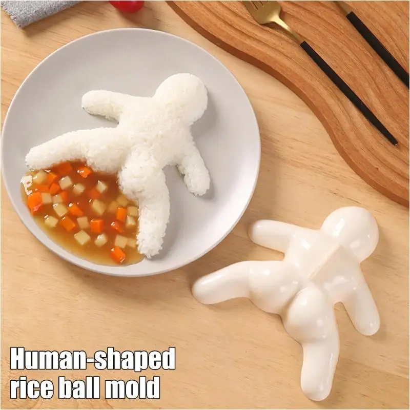 62KD Creative Human Figure Onigiri Maker Perfect For Family Meals And Gatherings