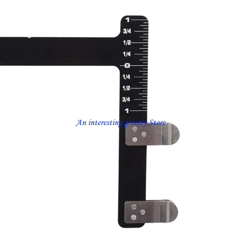 652D L-shaped Bow L-Ruler Metal Bow Square Brace Height Measure Ruler For Recurve Bow Measurement Accessories