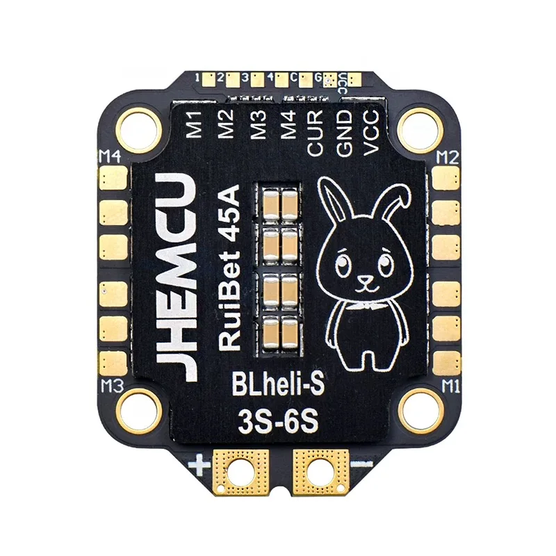 MLK FPV F7 Flight Stack - JHEMCU F722 Controller + 45A/55A 4-in-1 ESC 3-8S Compatible