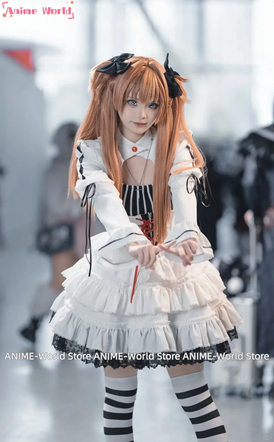 《Custom Size》Anime Soryu Asuka Cosplay Costume Dress