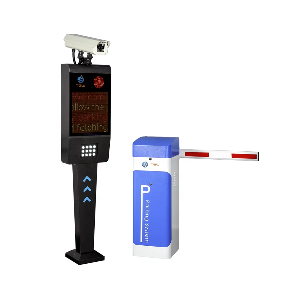 

Automatic LPR RFID Gate Parking System with Traffic Light and 4 Lines Display