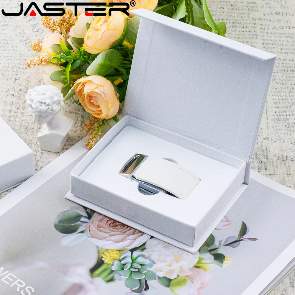 

JASTER различные кожаные стили в штучной упаковке, флэш-накопитель USB 2,0, 128 ГБ, ручка для фотосъемки, свадебный подарок, модная карта памяти U-диска