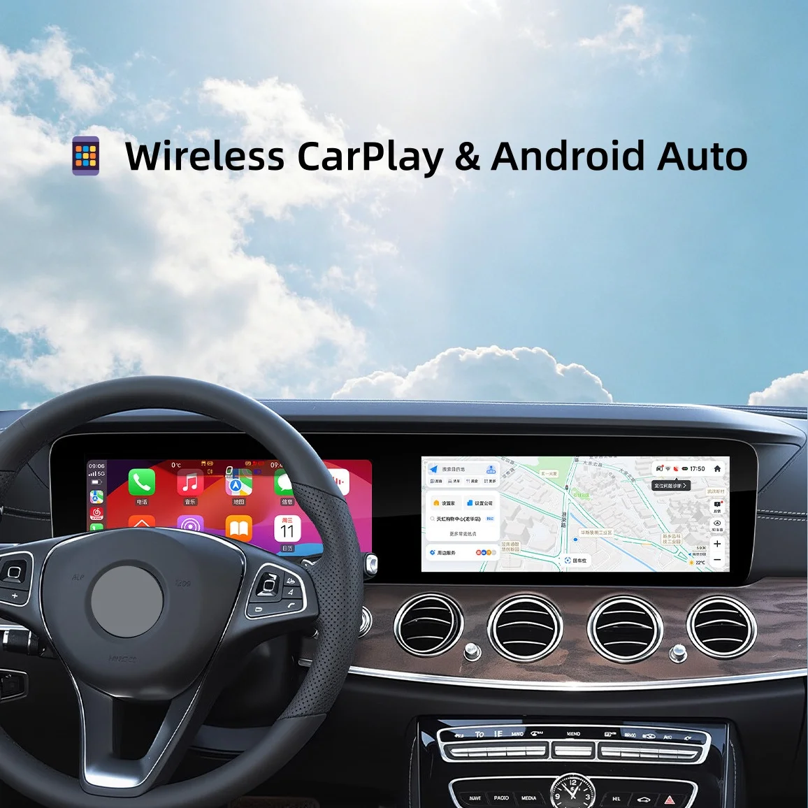 

Android 14 Touch 24.6“ Screen For Mercedes Benz E Class W213 2016-2020 Auto Radio CarPlay Car Multimedia Player Navigation