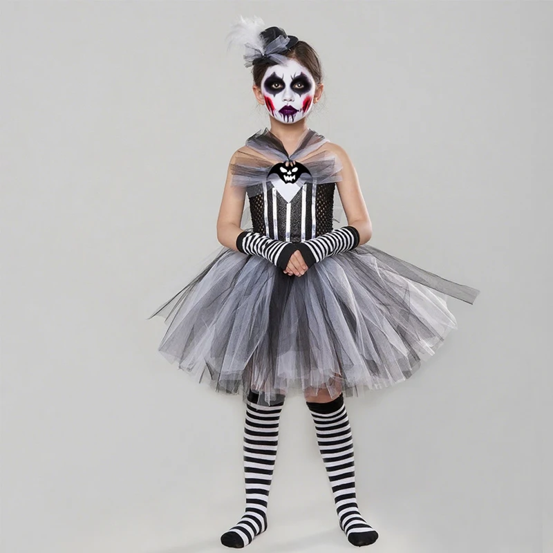 Kids Girls Tutu Dresss Halloween Cosplay Costume Carnival Party Boy Costume Witch Fancy Clothes Halloween Gifts for Children