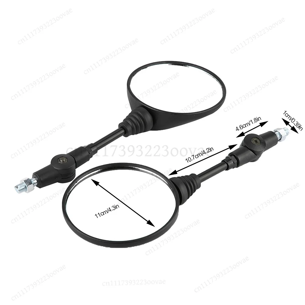 Motorcycle Folding Rearview Mirrors Round Side Mirror Modified Accessories Universal for KLX250 KL250 Motorbike Parts