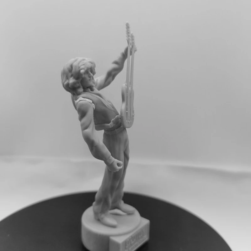 1/24 Bilancia 75mm Altezza Figura In Resina Rock Star Modello Assemblato Kit Statua Smontato e Non Verniciato giocattolo di stampa 3D