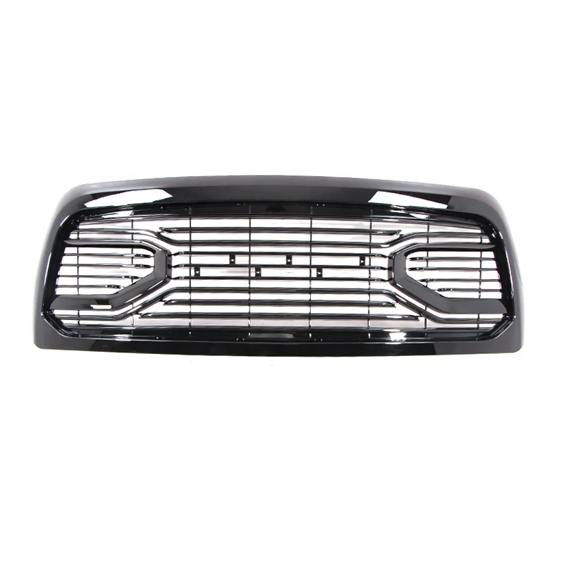 2010 2019 pickup truck parts custom big horn shiny black front bumper grille body parts fit for dodge ram 2500 3500