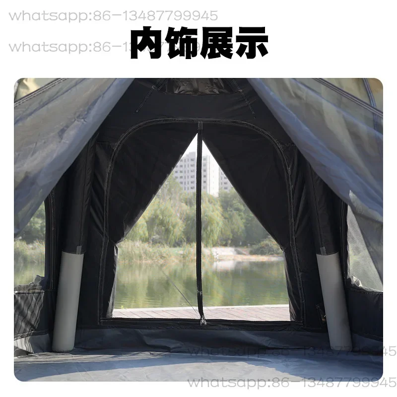 4.5m Inflatable Tent Extension Canopy Outdoor Rainproof Sun Shade Camping Awning