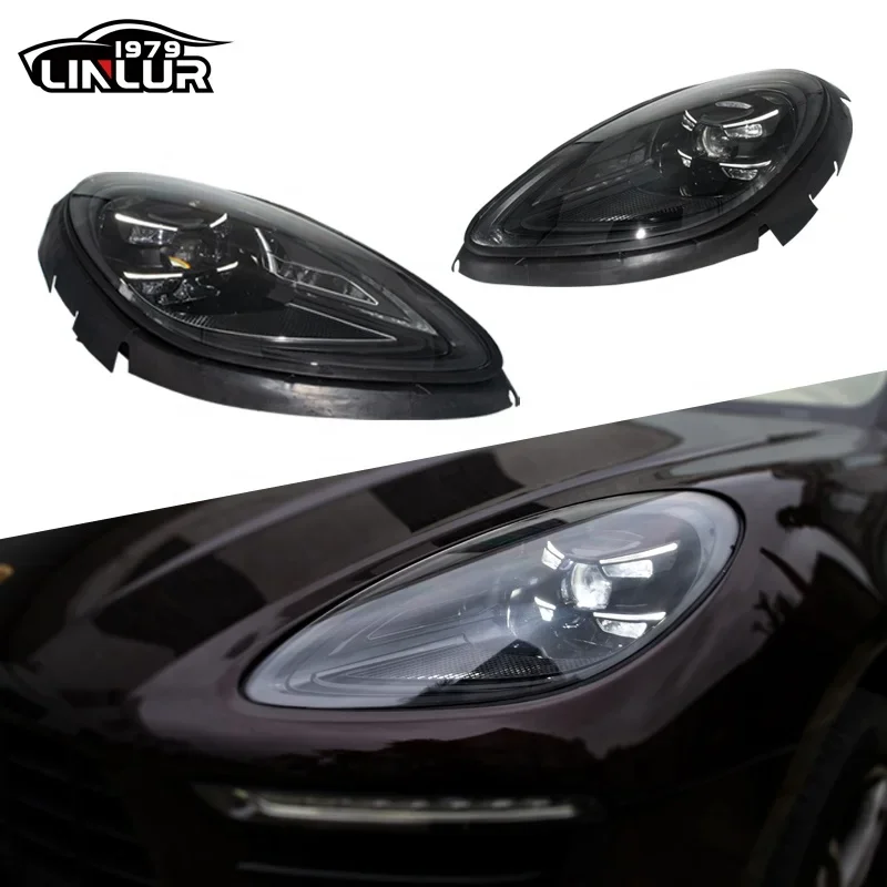 [1979LL]Plug and play 2014 2017 2019 2020 2016 95B light upgrade to 2023 matrix style  led headlights For Porsche Macan 95B