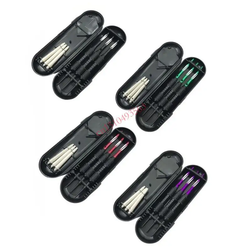 

1 Set Steel Darts Needle Set Professional Metal Tipped Darts Set for Indoor Needle Throwing Dartboards Game 448C