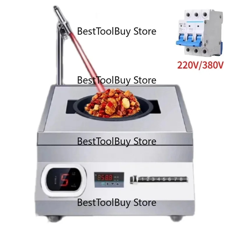 

3500-8000 watts commercial stainless steel induction cooker temperature control 5000 watts teppanyaki squid equipment