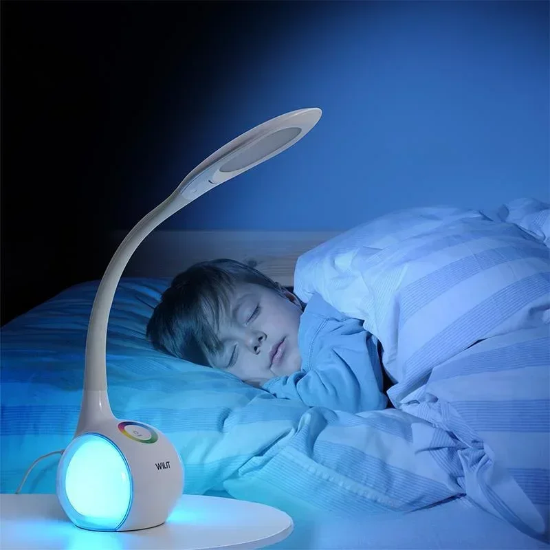 Plug In Bedroom Ambient Light Student Home Creative Personalized Desk Lamp Indoor Children'S Eye Protection Swan Neck Desk Lamp