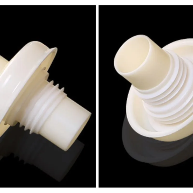 1PC water tee joint, multi-function adapter, floor drain elbow extension, double washing machine drain pipe silicone