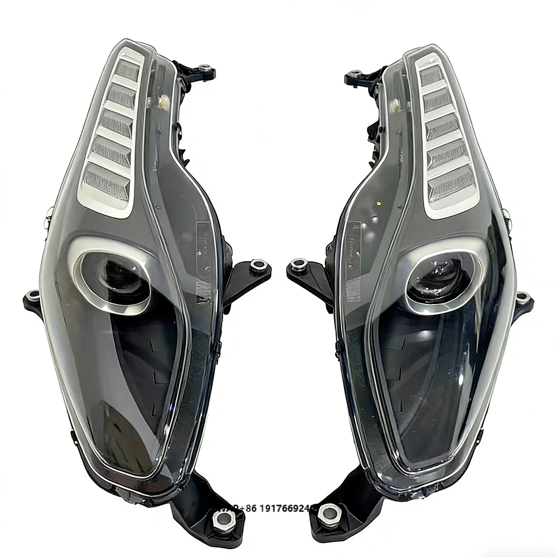 Original Factory Left Right LED Headlights California T 6000K Color Temperature  Plastic 12V