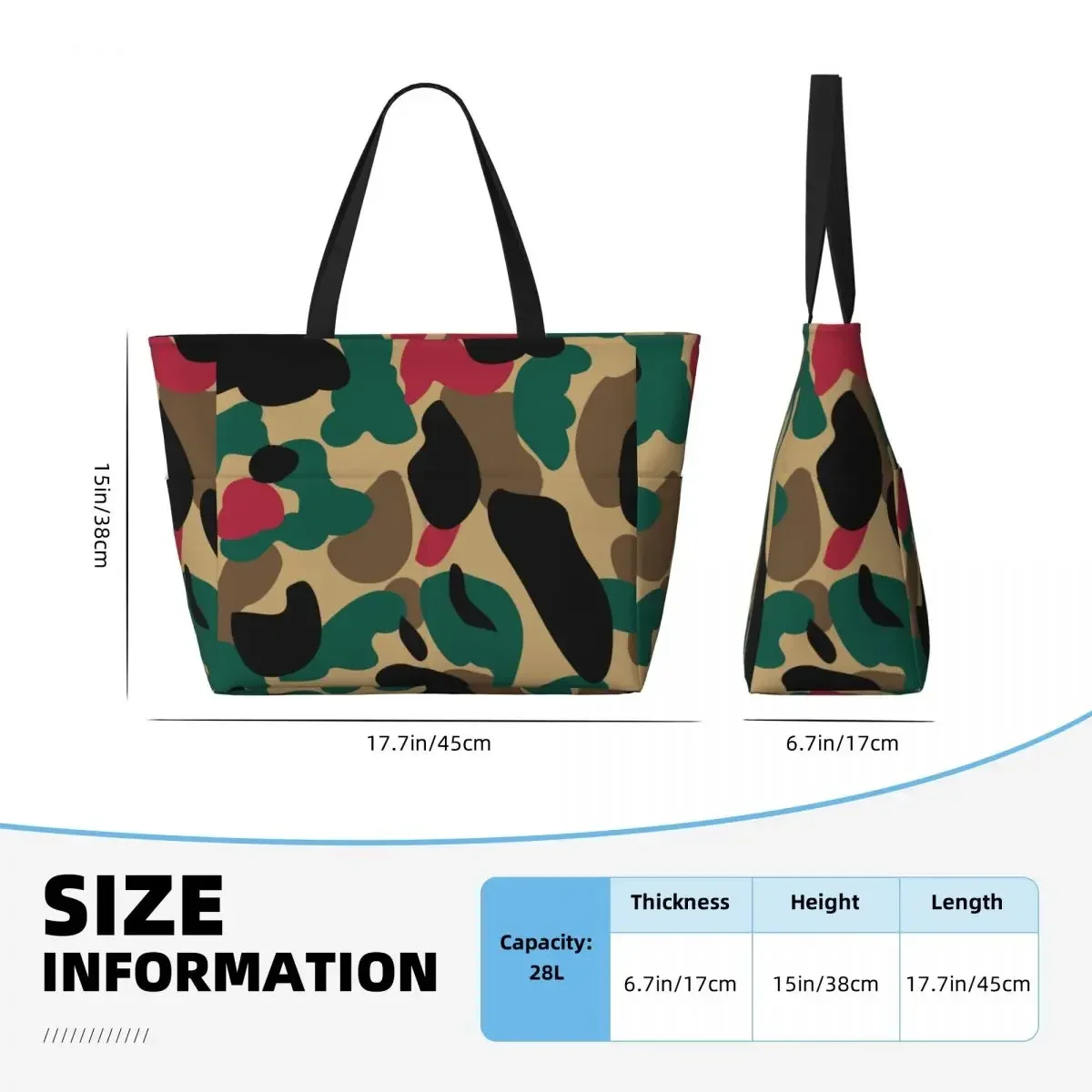 APE-Bape bolsa de Playa Grande de verano, Ideal para playa, viajes y Camping