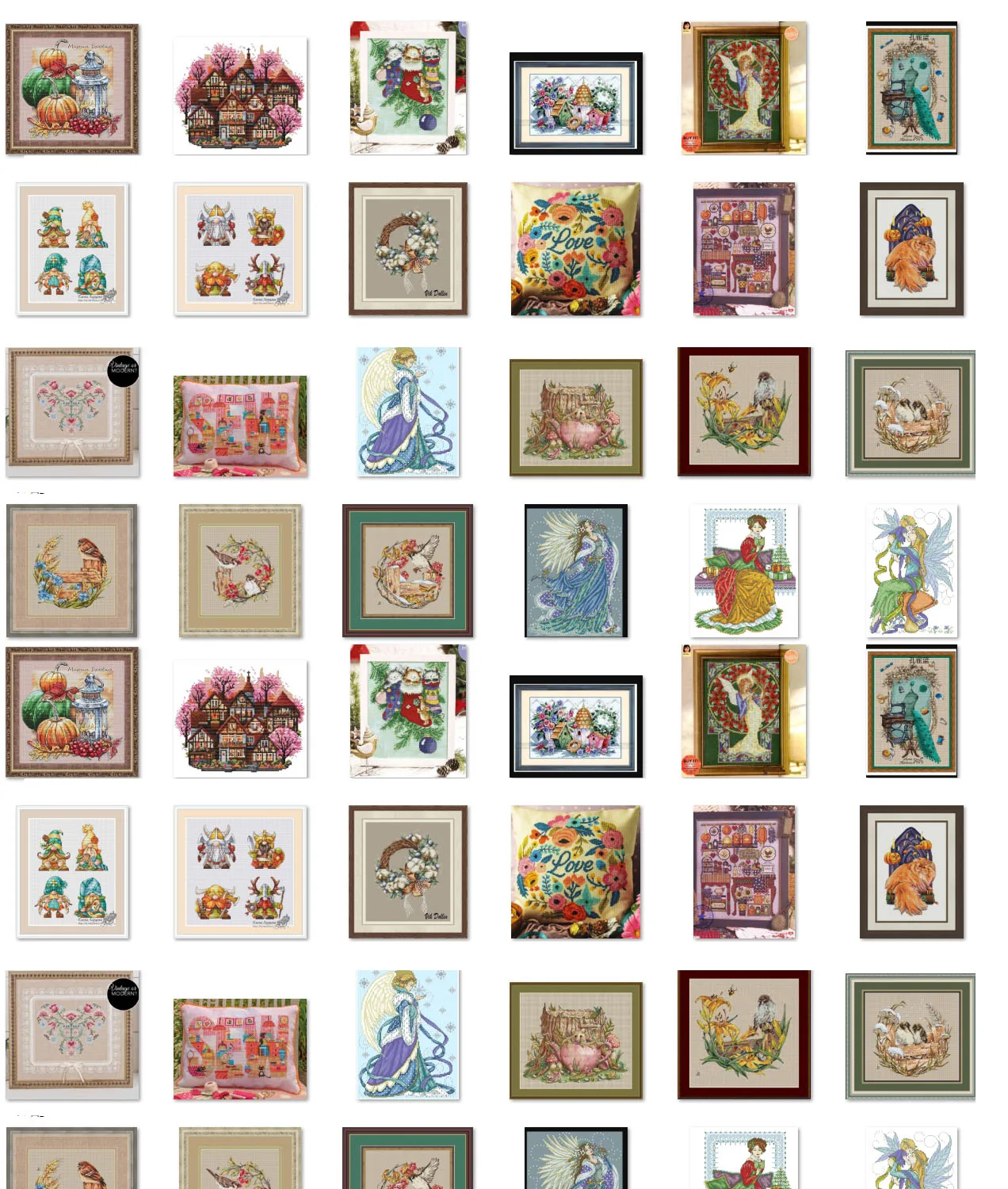 

Top Quality Lovely Counted Cross Stitch Kit Cross Stitch Set Cotton Embroidery Kits Color Style - Kitchen Items 32-37