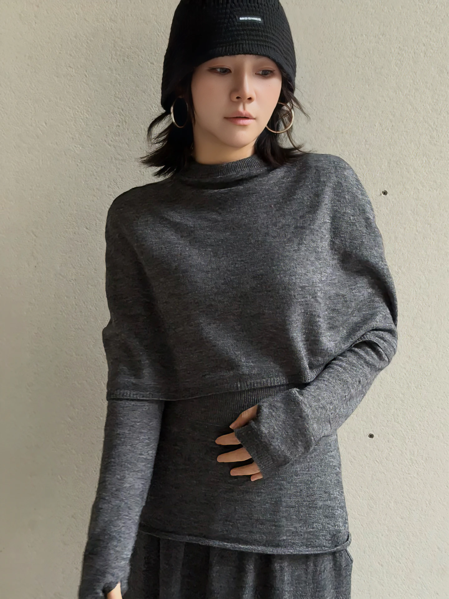 

Коврик Высококачественный шерстяной капюшон Ne Трикотажная основа irt Женский повседневный мягкий шерстяной плащ Теплый удобный длинный све