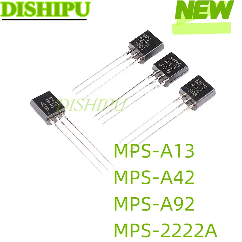 20PCS 20PCS MPS-2222A MPS-A13 MPS-A42 MPS-A92 MPSA Darlington transistor NPN/PNP type in-line TO-92