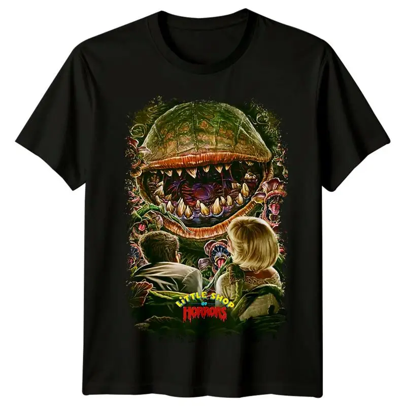 Little Shop of Horrors 1986 Movie Poster Inspired  T shirt Retro 80s
