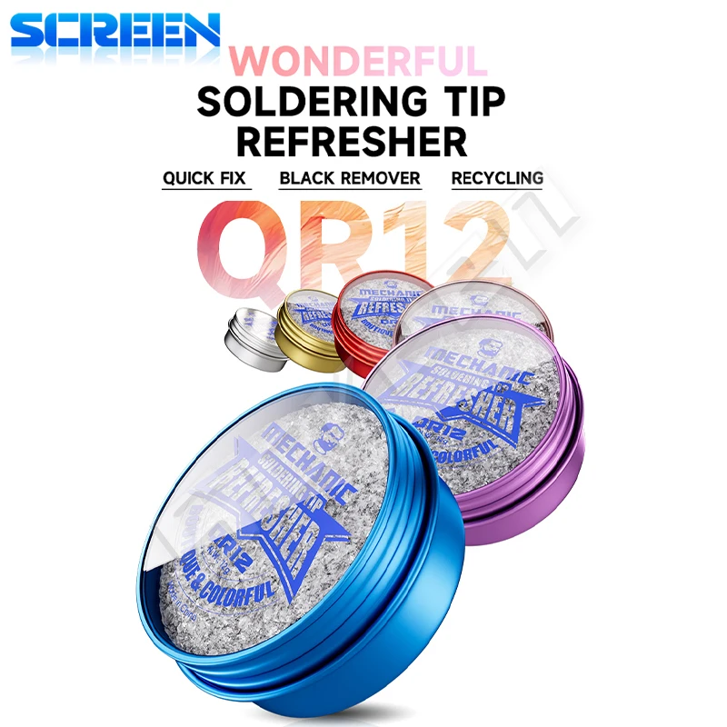 Mechanic QR12 Soldering Tip Rejuvenation Cream Non-stick Tin SolderCream Clean Tip Oxide Solder Tip Refresh Tip Tinner Activator