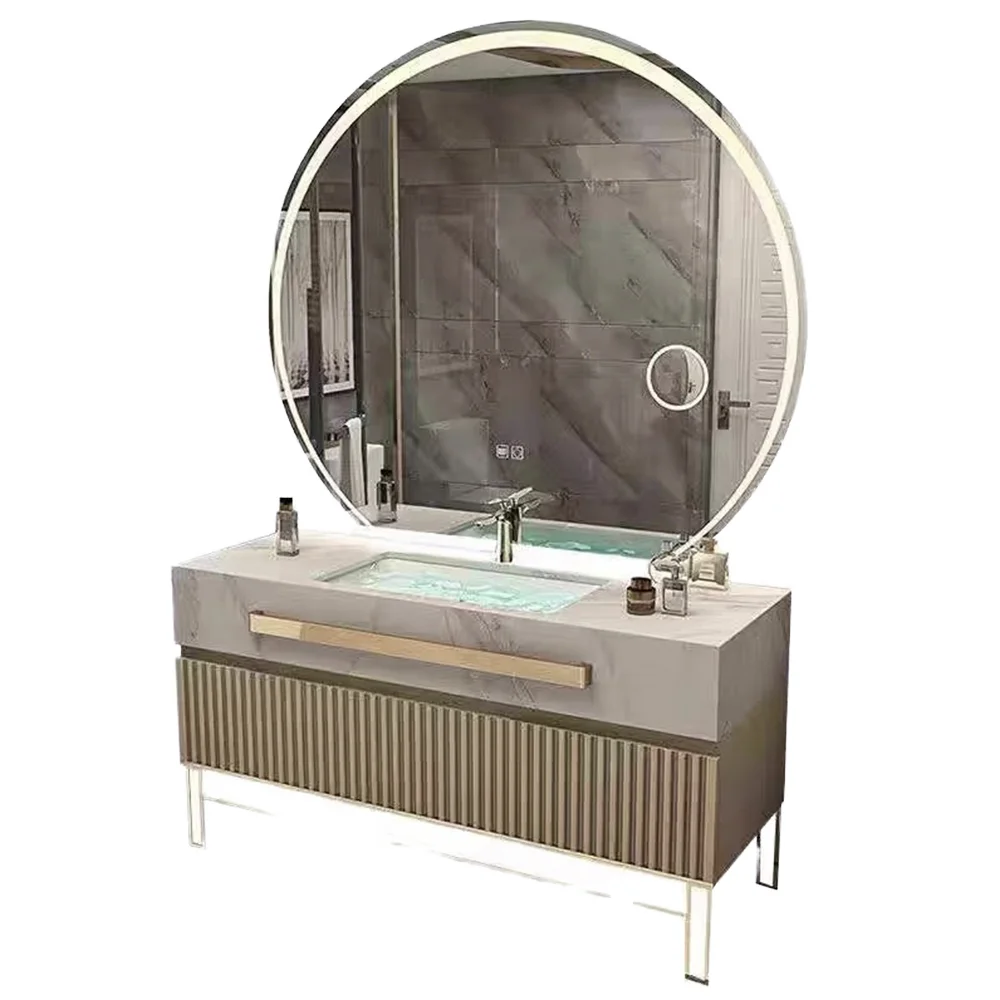 

Wholesale Bathroom Sets Vanities With Wash Basin Sink Furniture Luxury Wooden Wooden Bathroom Vanity Cabinet 2025 Hot Sale