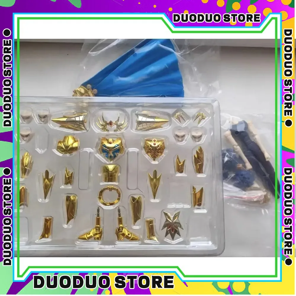 세인트 세이야 미스터리 클로스 EX 암사자 데스마스크 토템/오브젝트 금색 황도십이궁 기사 금속 액션 피규어 컬렉션 장난감