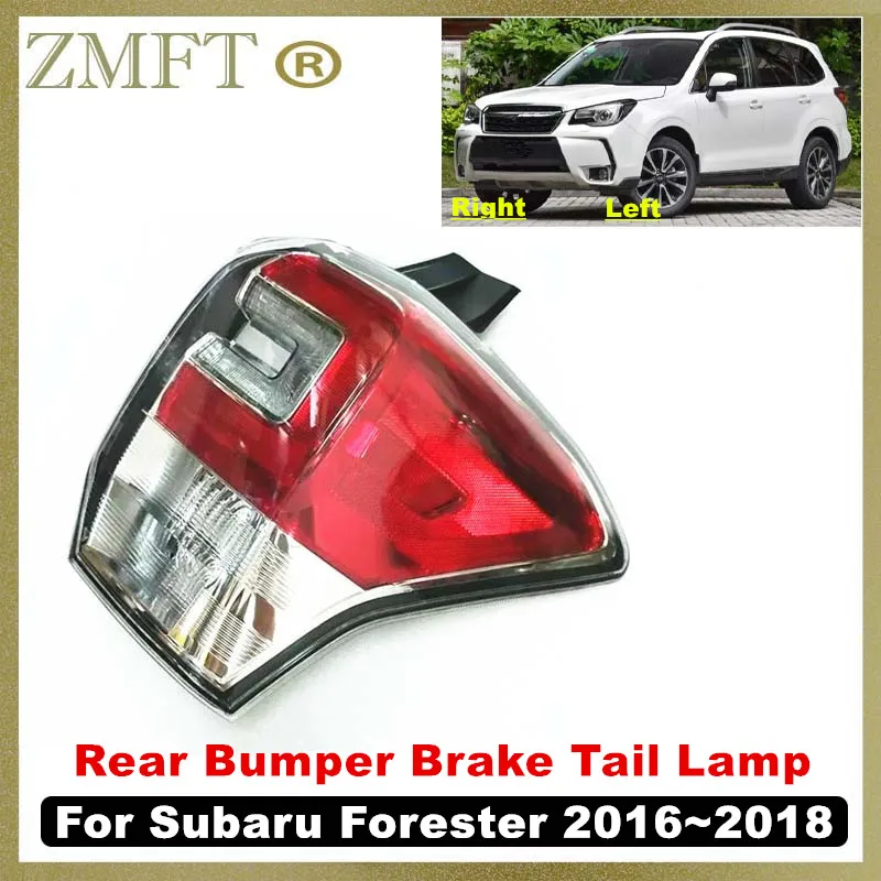

1PCS Rear Bumper Taillight Stop Brake Back Lights Lamp Tail Light Without Bulbs For Subaru Forester 2016 2017 2018