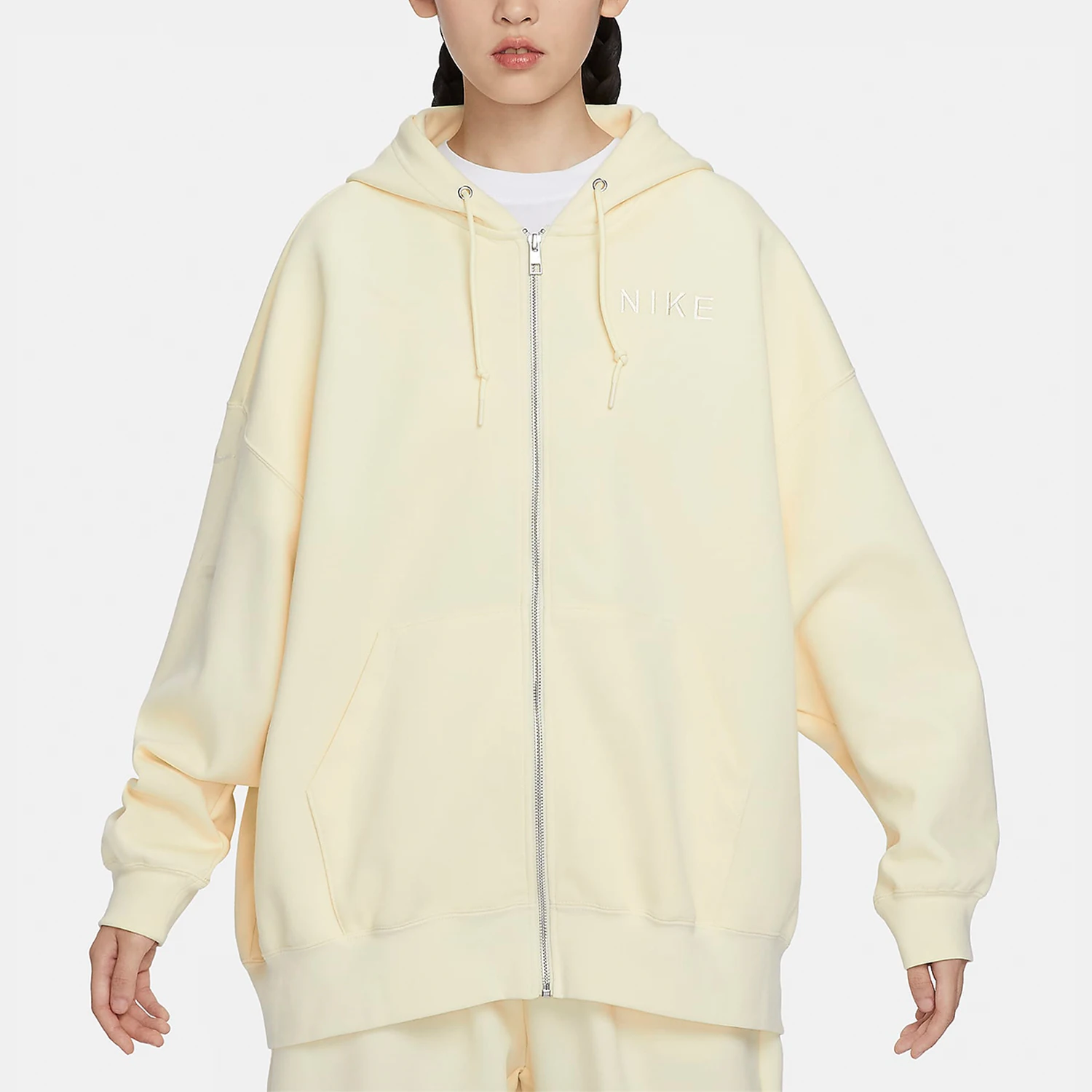 

Оригинальная женская спортивная куртка свободного кроя с вышивкой Nike OVERSIZE HF0422-113