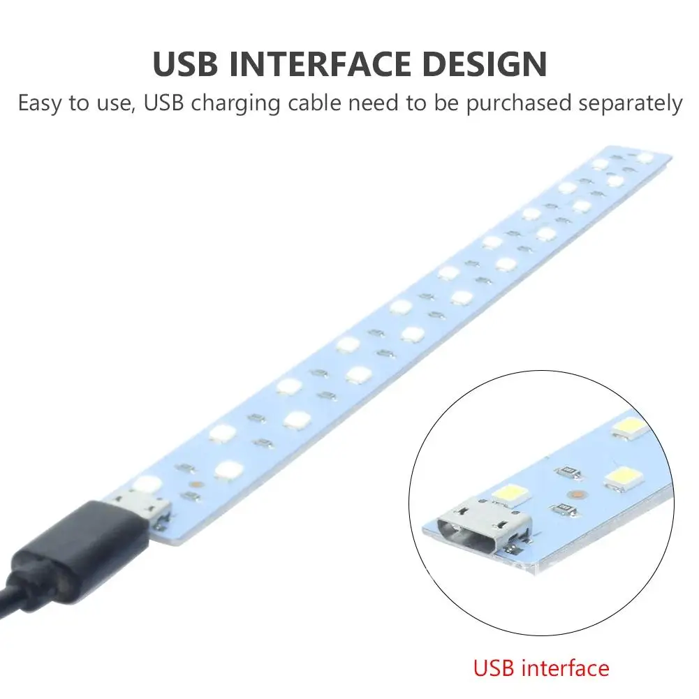 포토박스 LED 라이트 스트립 바 교체, 사진 액세서리, 사진 스튜디오 박스, 6500K LED 라이트, 20cm, 1PC