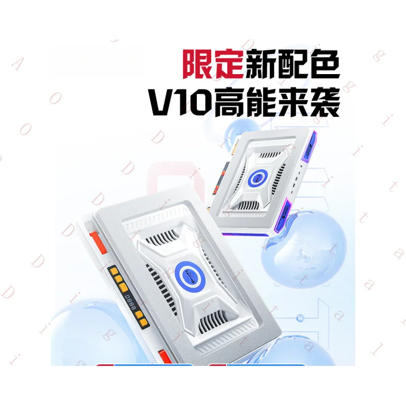 Green Giant Air-Pressure Cooler V10: Laptop Cooling Fan with Turbo , Large Fan, Special Stand for Portable G