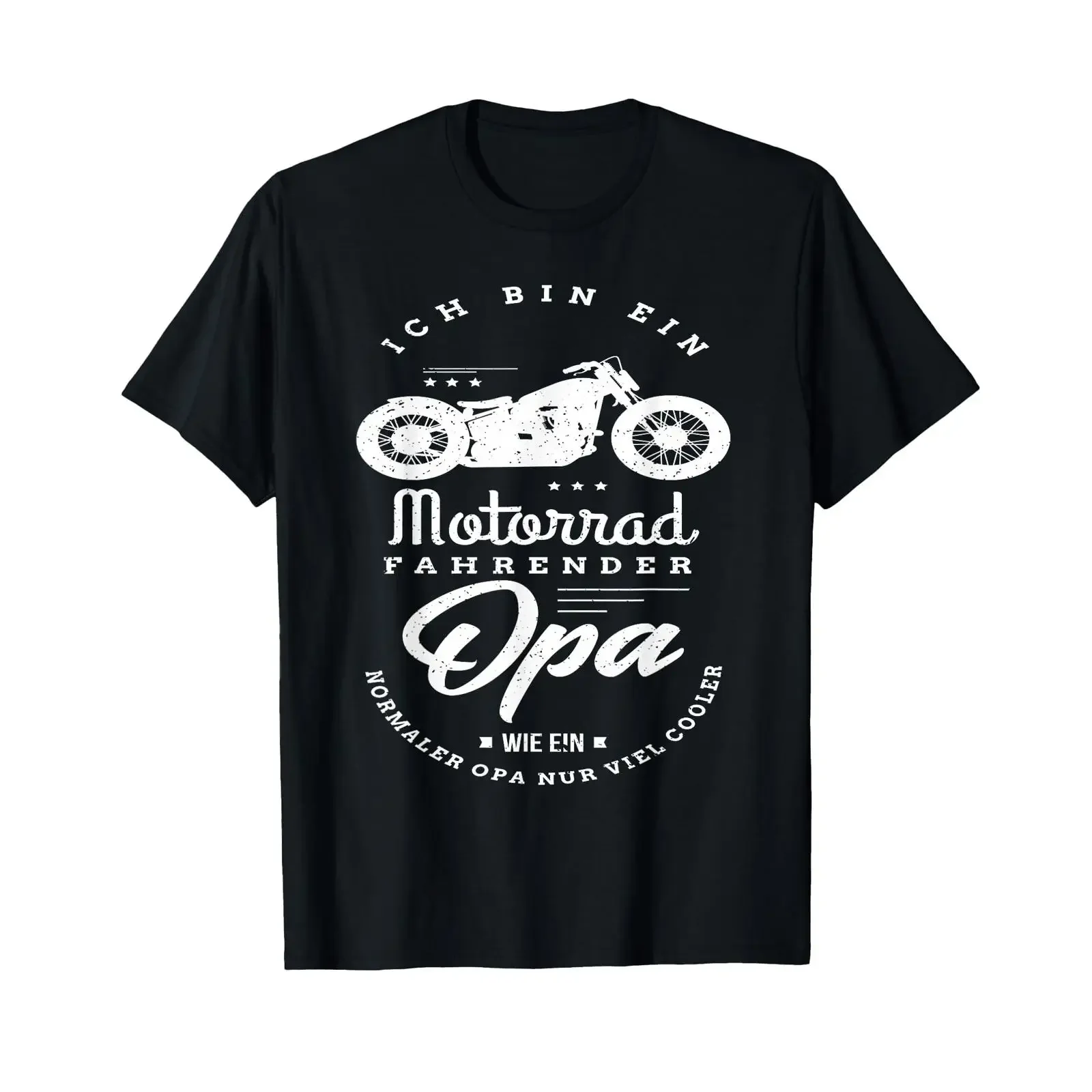 Motorrad Motiv Cooler Motorradfahrer Männer Spruch Opa Biker T Shirt vintage Washed Slightly designer clothes Casual Soft