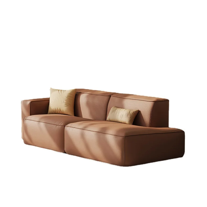 

Nordic, light luxury, ecological leather, anti cat claws, sofa, tofu cubes