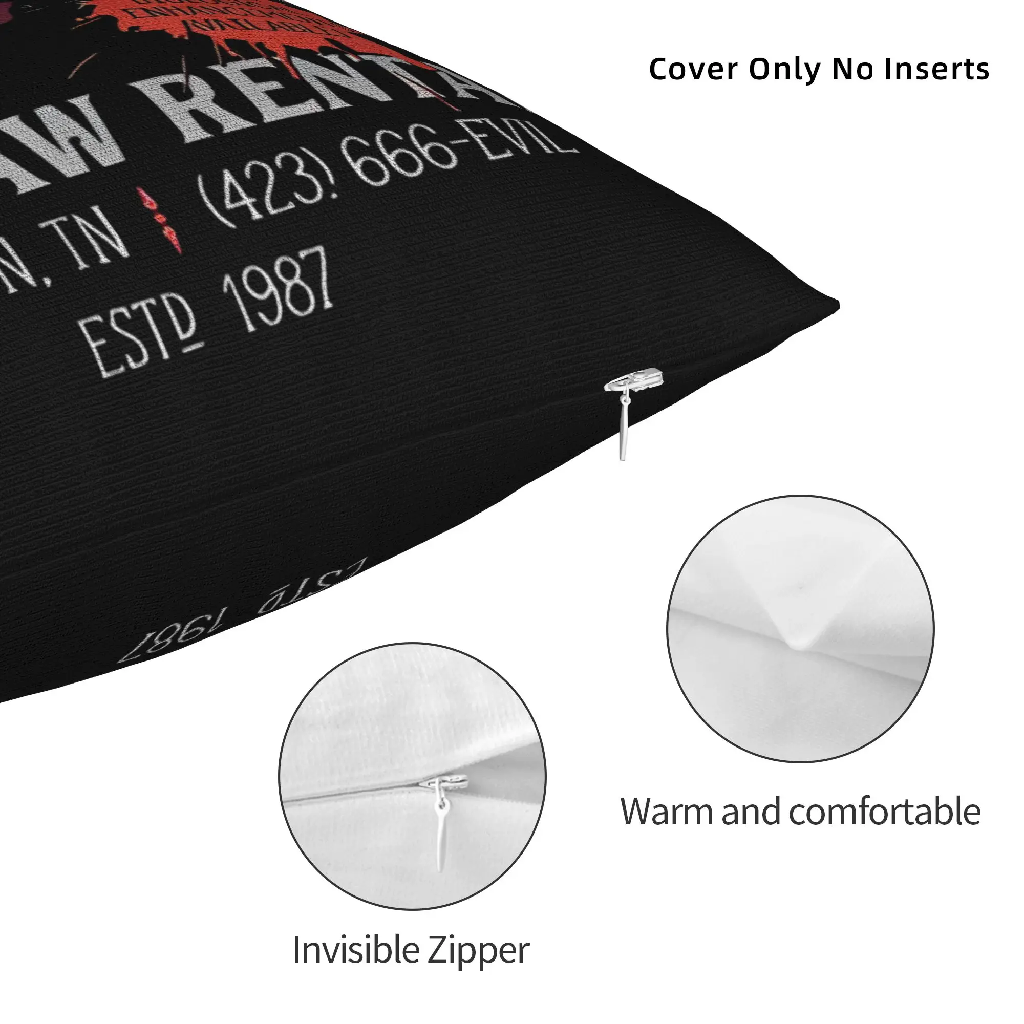 Ashes Groovy Williams Pillowcase Printed Polyester Cushion Cover Decorative Chainsaw Rentals Pillow Case Cover Home Wholesale