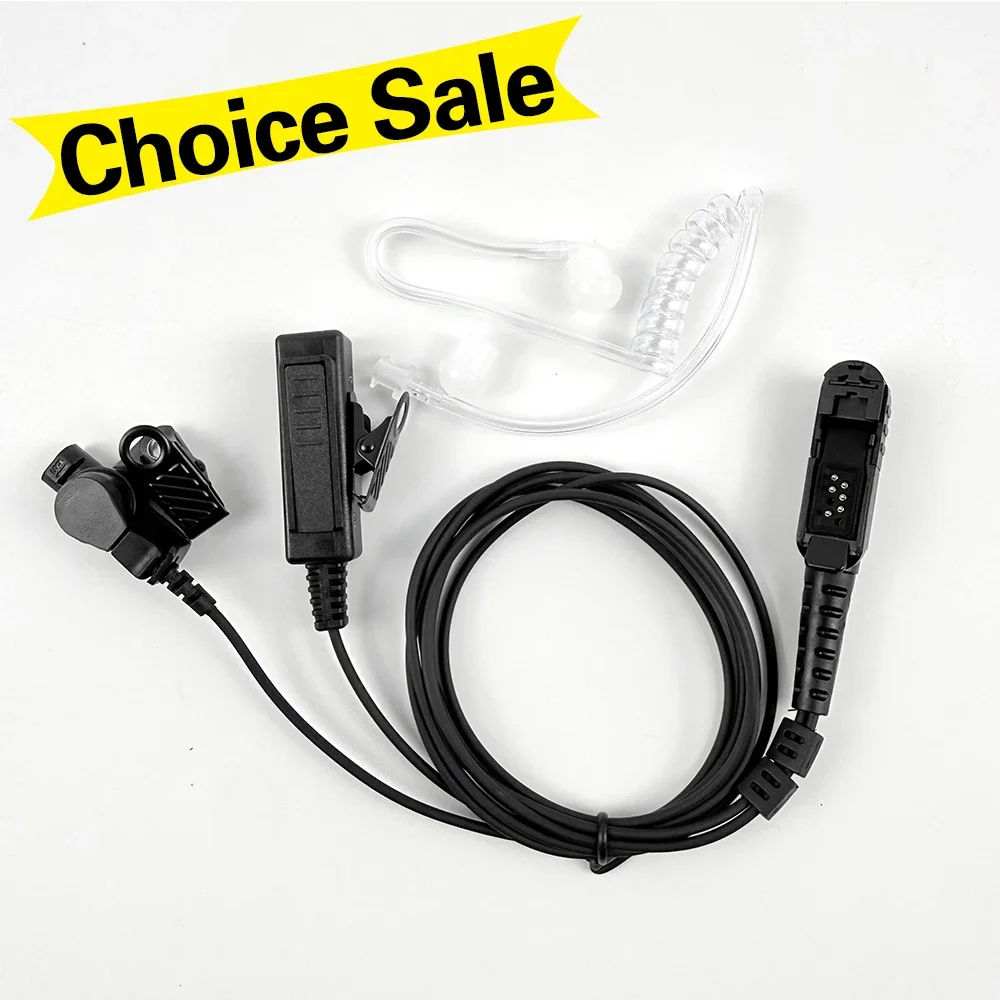 Air Tube Earpiece Headset PPT Mic Microphone for Motorola TETRA MTP3550 MTP3100 MTP3200 MTP3250 3500 XIR P6600 DEP570 Radio