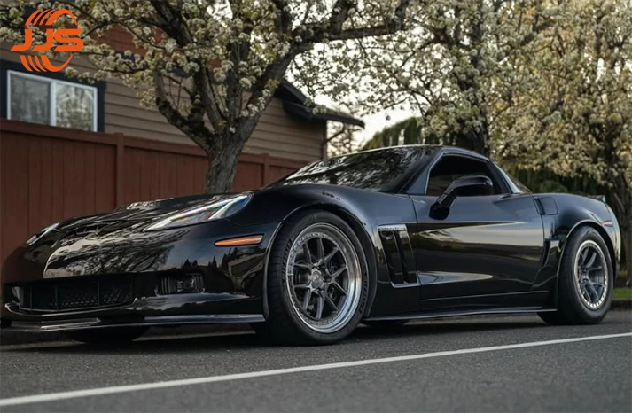 JJS مخصص مزورة سبائك الألومنيوم محور عجلات سيارة الركاب مع Beadlock لنيسان GTR فورد موستانج شيفروليه كامارو