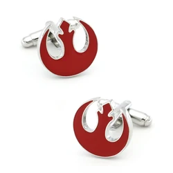 Movie Design Star Cufflinks For Men Quality Copper Material 2 Colors Option Cuff Links Wholesale&retail