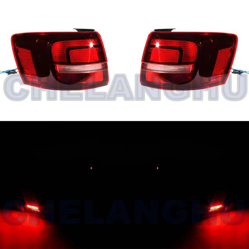 Car accessories For VW Jetta 2015 2016 2017 2018 US version Pair Left+Right Outer Tail Light Rear Lamp With LED indicator