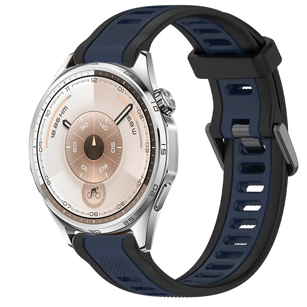 18/20/22 مللي متر سيليكون الفرقة لهواوي ساعة GT6-5-4 41 مللي متر GT6 برو 46 مللي متر سامسونج ساعة 7 6 5 4 تنفس الفرقة ل Gamin Venu 3S حزام