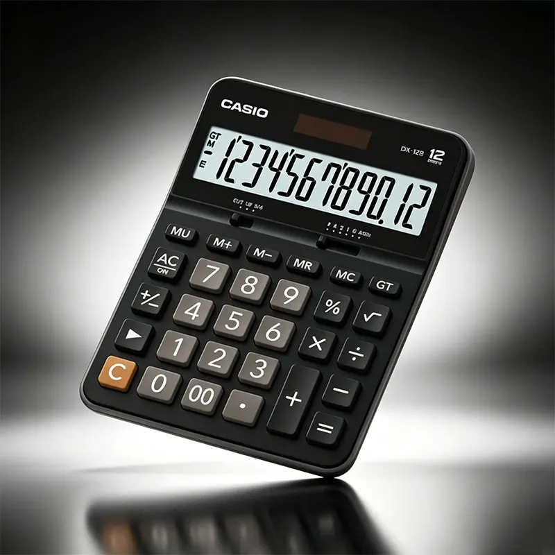 Casio AX-120B/DH-12/GX-120B Business Oversized Screen Calculator for Bank Counter Office Use. Large Font Is Clear. view 6