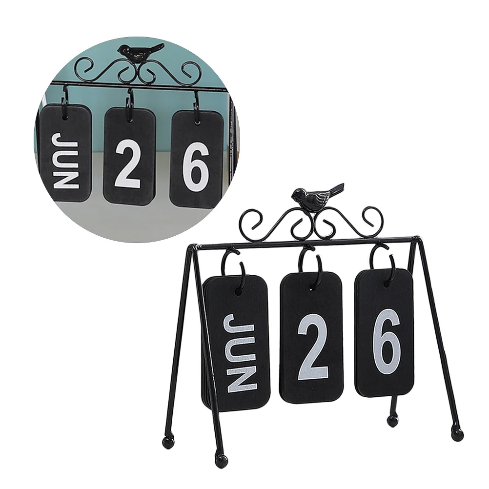 

Wrought Iron Advent Calendar for Children House Number Sign Home Decoration Desktop