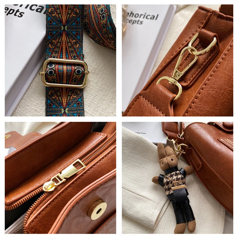 Summer New High-end Bucket Bag Korean Version Large Capacity Retro Spring and Summer All-match Ladies Commuting Crossbody Bag