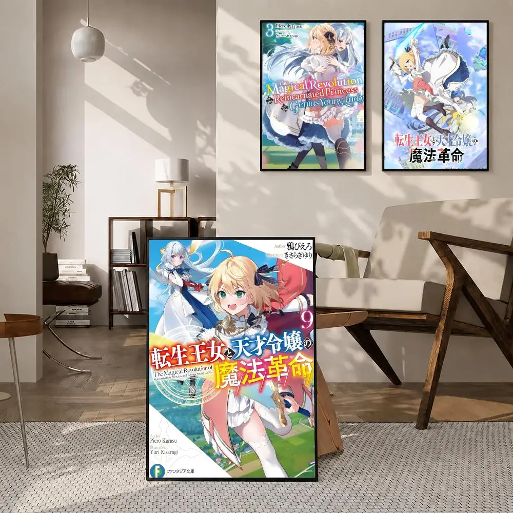 Anime Magical Revolution Poster Poster Room Wall Art Decor Waterproof Stickers For Home Bar Bedroom Decoration